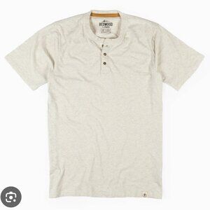 Redwood Tall Outfitters Short Sleeve Tall Henley T-Shirt - Oatmeal - XLXT